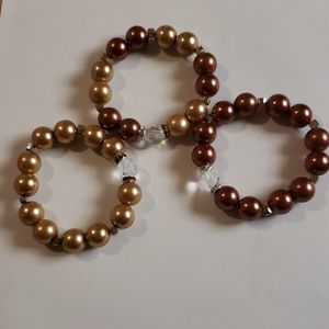 6 inch 3 set of stretchy bracelets